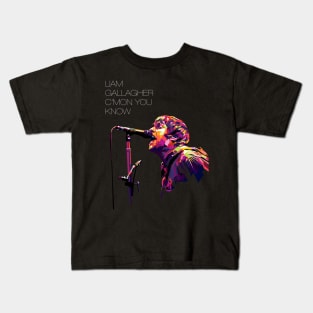 Liam Gallagher Knebworth 22 Kids T-Shirt